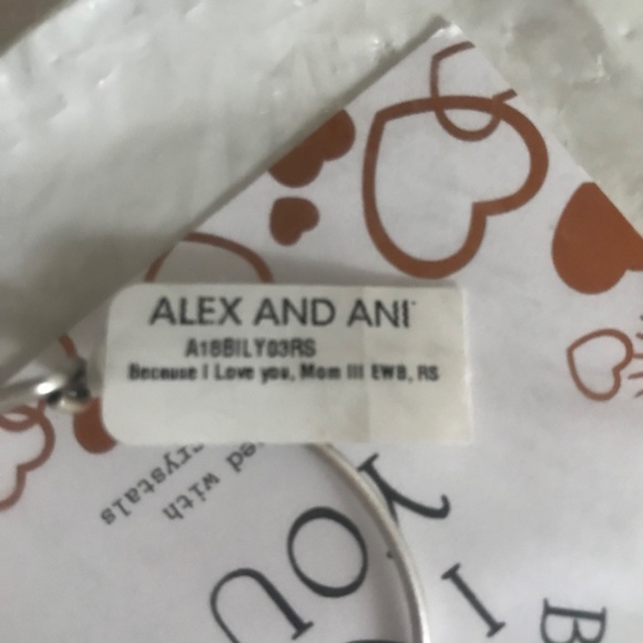 Alex and Ani Expandable Wire Bracelet Because I love you, Mom III - Picture 4 of 7